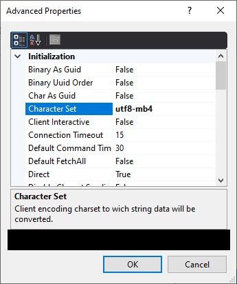 dotConnect for MySQL can't display Chinese Character